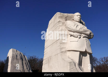 Il memoriale di Martin Luther King a Washington D.C. Foto Stock