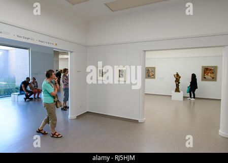 Besucher im Kröller-Müller Museum di Arnheim, Niederlande Foto Stock