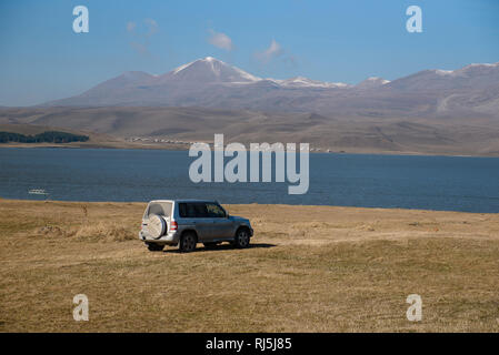 Roadtrip durch Georgien im Oktober 2016. Foto Stock