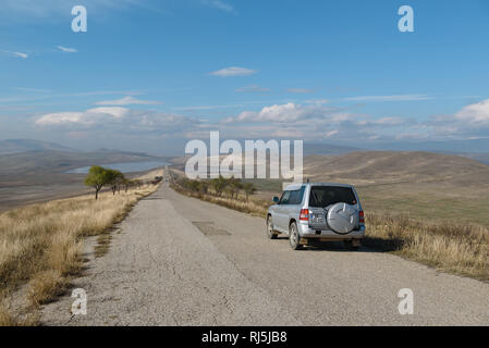 Roadtrip durch Georgien im Oktober 2016. Foto Stock