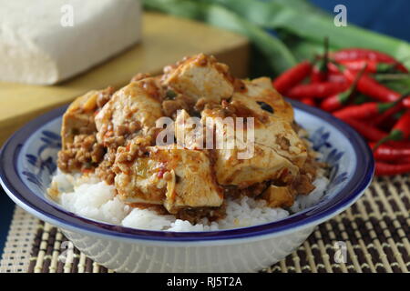 Mapo tofu Foto Stock