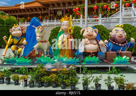 Anno di celebrazioni di maiale, Nan Tien tempio, Wollongong Foto Stock