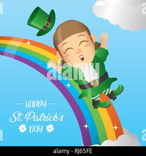 Felice il giorno di San Patrizio Illustrazione Vettoriale