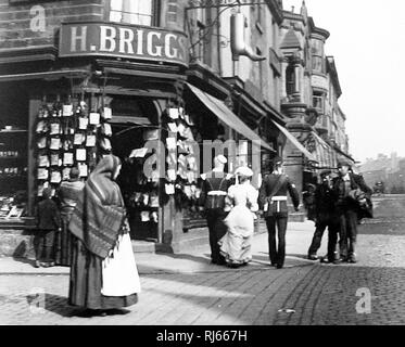 St James Street, Burnley Foto Stock