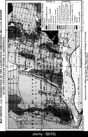 . L alba della vita [microformati] : essendo la storia dei più antichi noti resti fossili e le loro relazioni di tempo geologico e allo sviluppo del regno animale. Paleontologia; Vita; Paléontologie; Vie. Se l. Come. Si prega di notare che queste immagini vengono estratte dalla pagina sottoposta a scansione di immagini che possono essere state migliorate digitalmente per la leggibilità - Colorazione e aspetto di queste illustrazioni potrebbero non perfettamente assomigliano al lavoro originale. Dawson, J. W. (John William), Sir, 1820-1899. Montreal : Dawson Foto Stock