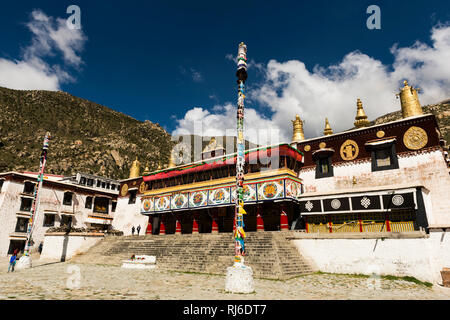 Il Tibet, das Kloster Drepung Foto Stock