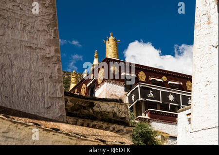 Il Tibet, das Kloster Drepung Foto Stock