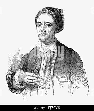 Edward grotta (1691-1754) era un stampante Inglese, ed editore. Ha coniato il termine "agazine' per un periodico, fondando il Gentleman's Magazine nel 1731, e fu il primo editore di moda con successo un ampio pubblicazione. Egli ha concepito l'idea di un periodico che consentirebbe di coprire ogni argomento che il pubblico colto era interessato, dal commercio alla poesia. Quando uno non ha mostrato alcun interesse, grotta ha lanciato il Gentleman's Magazine nel 1731 e itsoon divenne il più influente e più imitato periodico del suo tempo. Foto Stock