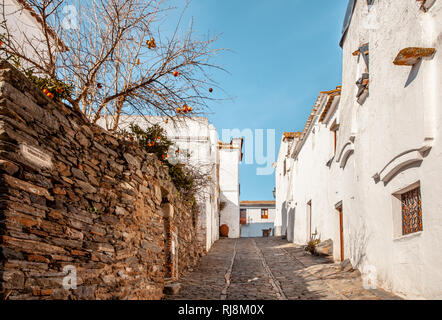 Borgo medievale Monsaraz in Alentejo Portogallo viaggia in Europa Foto Stock