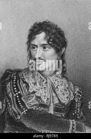 Edmund Kean come Giles raggiungere Foto Stock