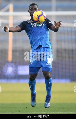 Afriyie Acquah di Empoli in azione durante la Serie 2018/2019 una partita di calcio tra Empoli e internazionale allo stadio Castellani, Empoli, Dicembre Foto Stock