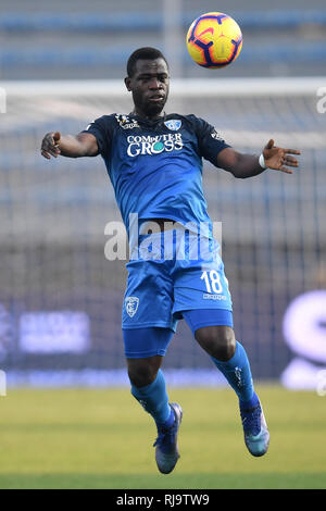 Afriyie Acquah di Empoli in azione durante la Serie 2018/2019 una partita di calcio tra Empoli e internazionale allo stadio Castellani, Empoli, Dicembre Foto Stock