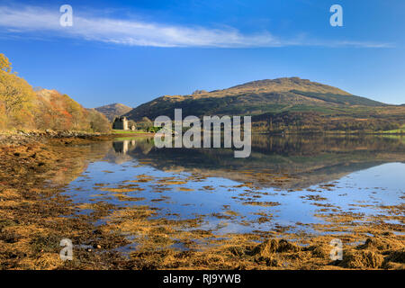 Dunderave castello sul Loch Fyne Foto Stock