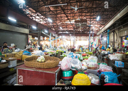Siem Reap, Angkor, Alter Markt Markthalle Foto Stock