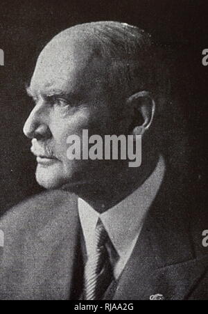 Fotografia del dottor Theodor Lewald (1860 - 1947) era un funzionario civile nel Reich tedesco e un dirigente del Comitato olimpico internazionale. Egli è stato Presidente della Olympic del comitato organizzatore per il 1936 Olimpiadi di estate a Berlino. Xx secolo. Foto Stock