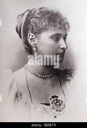 Alexandra Feodorovna (Alix di Hesse) (1872-1918), moglie dell'imperatore Nicola II Foto Stock