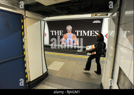 Stazione della metropolitana di Londra a Londra, Inghilterra, Regno Unito. 27 ottobre 2008 © Wojciech Strozyk / Alamy Stock Photo Foto Stock