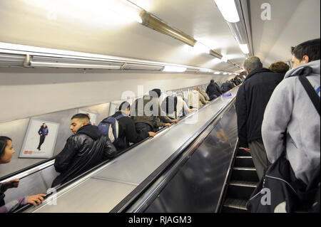 Stazione della metropolitana di Londra a Londra, Inghilterra, Regno Unito. 27 ottobre 2008 © Wojciech Strozyk / Alamy Stock Photo Foto Stock