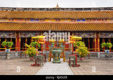 Il Mieu al Tempio della città imperiale, tonalità, Vietnam Foto Stock
