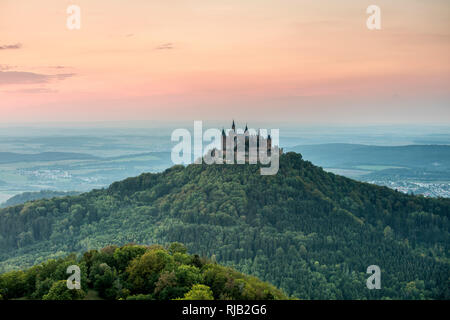 Hohenzollern Castello Foto Stock