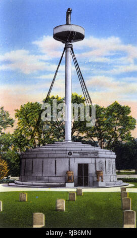 Arlington, Virginia, USA - USS Maine Mast Memorial Foto Stock