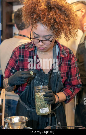 Lago di murata, Michigan - serra la marijuana medica dispensario. Foto Stock