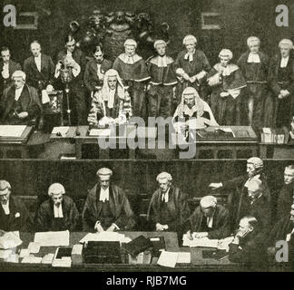 Cerimonia di giuramento di un Lord Chief Justice, Londra Foto Stock