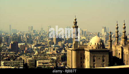 Vista sulla città di Kairo, Egitto Foto Stock
