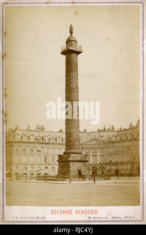 Parigi, Francia - colonne Vendome Foto Stock