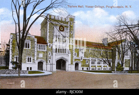 Taylors Hall, Vassar College, Poughkeepsie, stato di New York, Stati Uniti Foto Stock