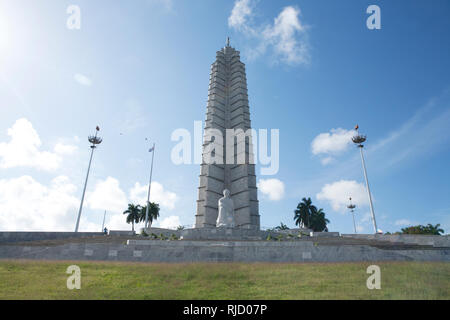 Plaza de la Revolución Havana Cuba Foto Stock