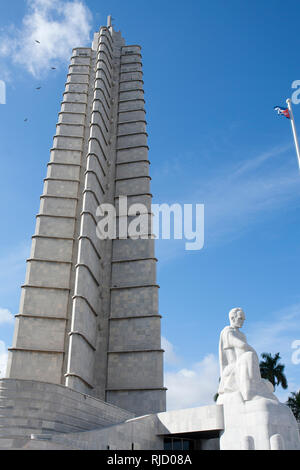 Plaza de la Revolución Havana Cuba Foto Stock