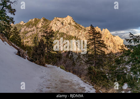 Tramonto in Eldorado Canyon State Park Foto Stock