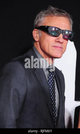 LOS ANGELES, CA - febbraio 5: Attore Christoph Waltz assiste XX Century Fox "alita: Battle Angel' Premiere il 5 febbraio 2019 a Westwood Village Regency Theatre di Los Angeles, California. Foto di Barry re/Alamy Live News Foto Stock