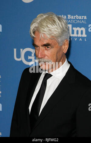 Santa Barbara, Stati Uniti d'America. 05 feb 2019. Santa Barbara, CA - Feb 05: Sam Elliot assiste i virtuosi Award presso la trentaquattresima edizione annuale di Santa Barbara International Film Festival presso il Teatro di Arlington nel febbraio 05, 2019 a Santa Barbara, CA. Credito: CraSH/imageSPACE Credito: Imagespace/Alamy Live News Foto Stock