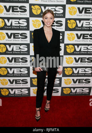 Beverly Hills, Stati Uniti d'America. 05 feb 2019. L'attrice Sydney Sweeney pone al XVII VES annuale Premi presso il Beverly Hilton Hotel il Martedì, 5 febbraio 2019 a Beverly Hills, la California. Foto di Danny Moloshok/Moloshok fotografia, Inc./imageSPACE Credito: Imagespace/Alamy Live News Foto Stock