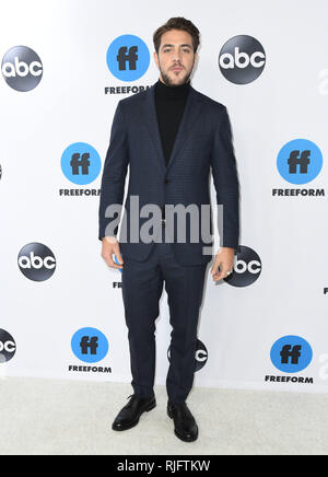 Pasadena, CA, Stati Uniti d'America. 5 febbraio, 2019. 05 Febbraio 2019 - Pasadena, California - Alberto Frezza. Disney ABC Television TCA Winter Press Tour 2019 tenutasi presso la struttura The Langham Huntington Hotel. Photo credit: Birdie Thompson/AdMedia Credito: Birdie Thompson/AdMedia/ZUMA filo/Alamy Live News Foto Stock