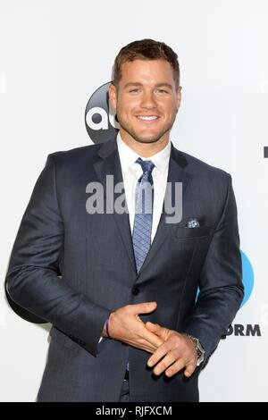 Colton Underwood presso gli arrivi per Disney ABC Television ospita: TCA Winter Press Tour 2019, il Langham Huntington, Pasadena, Pasadena, CA, 5 febbraio 2019. Foto di: Priscilla concedere/Everett Collection Foto Stock