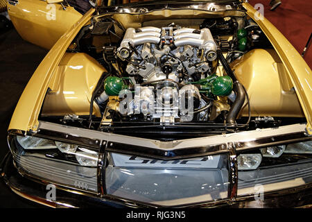 Parigi, Francia. 05 feb 2019. Citroën SM2 - Retromobile mostra apre le sue porte dal 6 febbraio al 10, 2019, Porte de Versailles di Parigi in Francia. Credito: Bernard Menigault/Alamy Live News Foto Stock