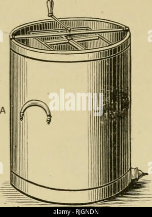 . Api per piacere e profitto; una guida per la manipolazione delle api, la produzione del miele e la gestione generale dell'apiario. Le api. 48 API FOPv piacere e profitto.. Si prega di notare che queste immagini vengono estratte dalla pagina sottoposta a scansione di immagini che possono essere state migliorate digitalmente per la leggibilità - Colorazione e aspetto di queste illustrazioni potrebbero non perfettamente assomigliano al lavoro originale. Sansone, G. Gordon (George Gordon). Londra, C. Lockwood Foto Stock