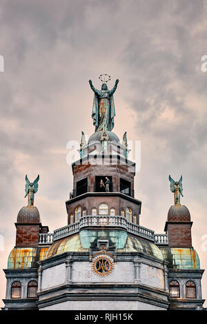 Montreal, Canada - Giugno, 2018: la Cattedrale di Notre Dame de Bon Secours Cappella (Cappella Notre-Dame-de-Bon-Secours) a Montreal, Quebec, Canada. Editoriale. Foto Stock