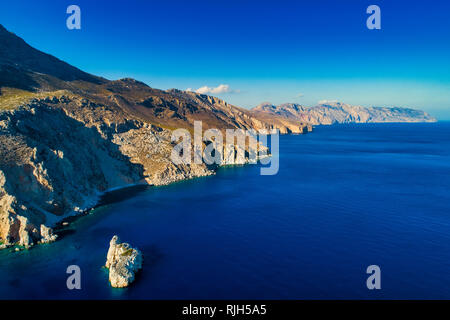 Lo splendido paesaggio di Amorgos Foto Stock