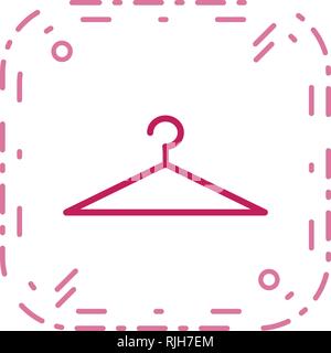 Appendiabiti icona Vettore Icona segno illustrazione vettoriale per un uso personale e uso commerciale... Look pulito e icona alla moda... Illustrazione Vettoriale