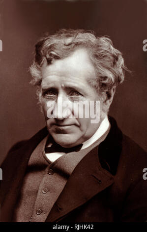 Ritratto di James Nasmyth (1808-1890) ingegnere scozzese e inventore del martello a vapore Foto Stock