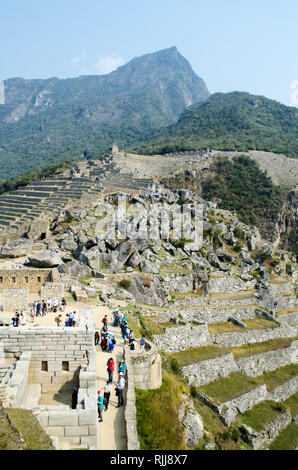 Machu Picchu paesaggio Foto Stock