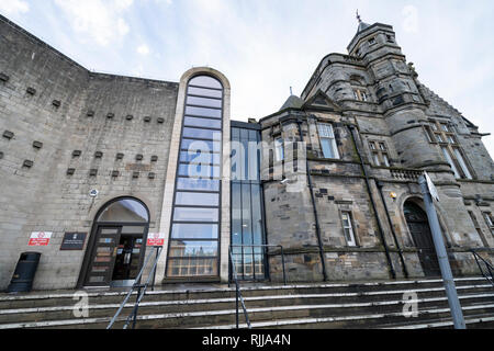 Vista esterna di Kirkcaldy Sheriff Court in Kirkcaldy, Fife, Scozia, Regno Unito Foto Stock