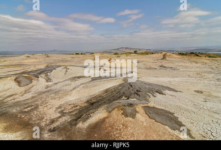 Takhti-Tepa vulcani di fango in Chachuna Managed Riserva Naturale, Georgia. Foto Stock