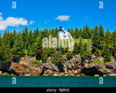 Isola di Bear Luce, Northeast Harbor, Maine, Stati Uniti d'America Foto Stock