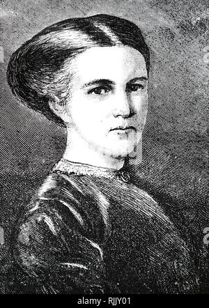 Elizabeth Garrett Anderson (1836 - 1917), medico inglese e suffragist. Lei è stata la prima donna a qualificarsi in Gran Bretagna come un medico e chirurgo ritratto 1870 Foto Stock