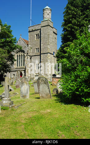 Chiesa di St Peters, Vescovi Waltham, Hampshire Foto Stock